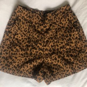 Cheetah shorts